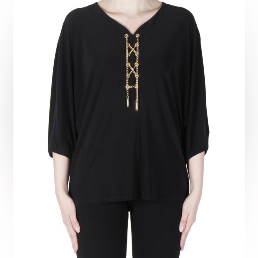 Womens black size 16 dress top from Joseph Ribkoft - Picture 6 of 6